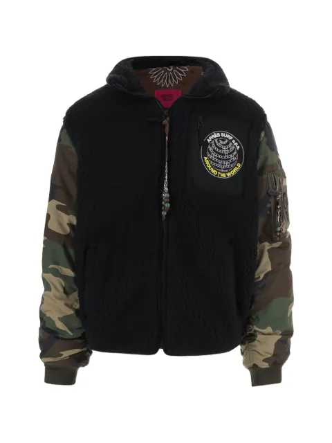 Après Surf camouflage-print fleece jacket