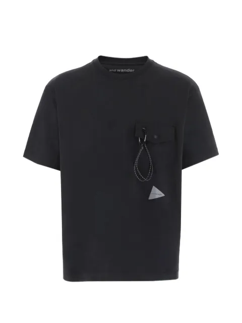 and Wander logo-print pocket T-shirt