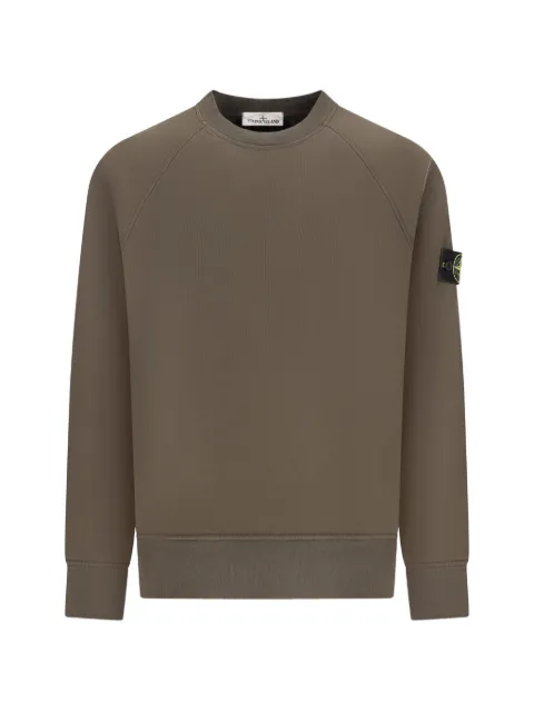 Stone Island 610008 organic cotton fleece sweatshirt