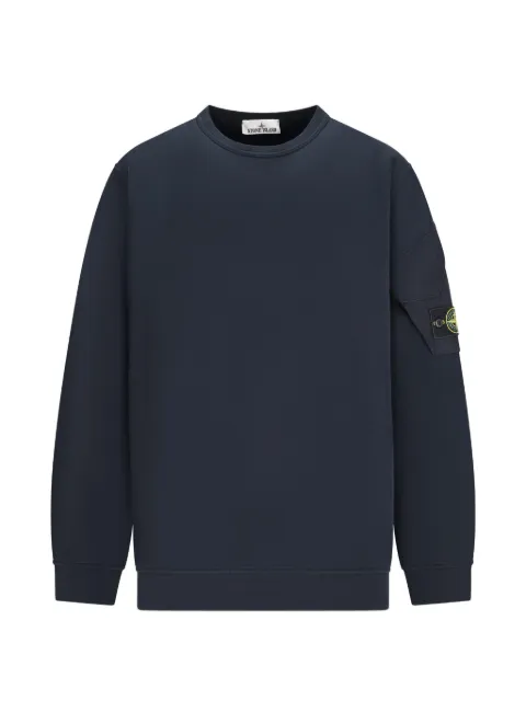 Stone Island 6100015 brushed organic cotton fleece sweatshirt