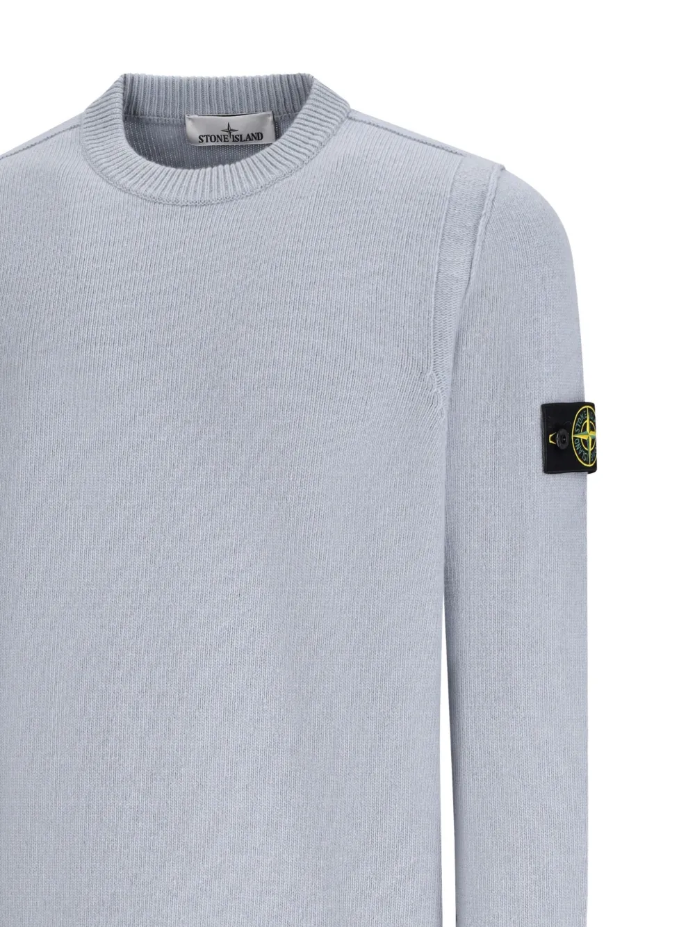 Stone Island 5100072 lambswool sweater Grijs