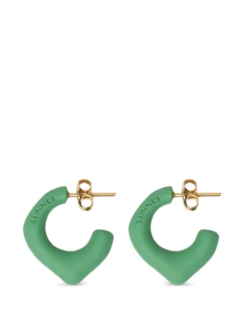 Sunnei boucles d'oreilles demi-cercle