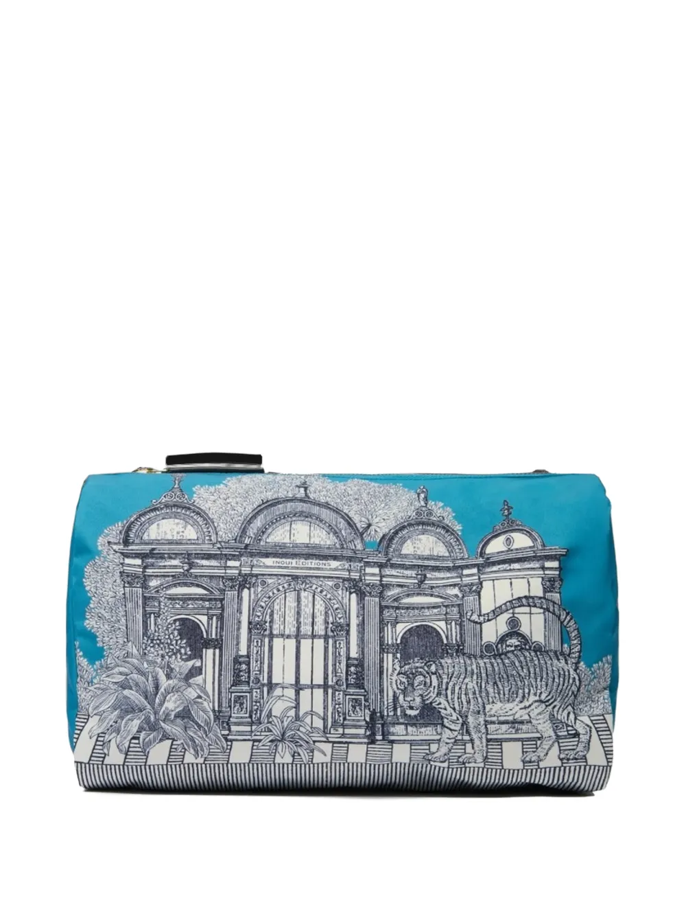 Inoui Editions Mirage print make-up bag - Blu