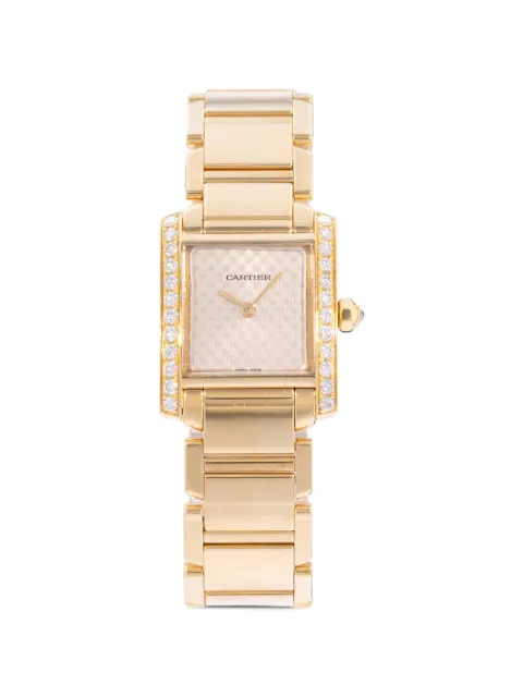 Cartier Tank Française Diamond 20mm watch