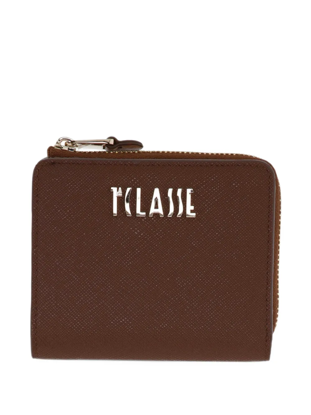 ALVIERO MARTINI 1° CLASSE logo-plaque bi-fold wallet - Marrone