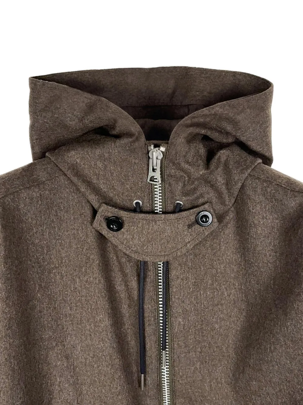 sacai wool flannel bomber jacket Bruin