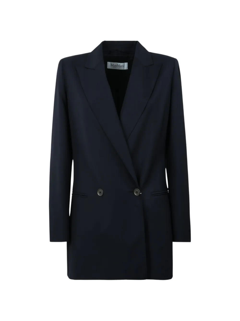 Max Mara double-breasted blazer - Blau