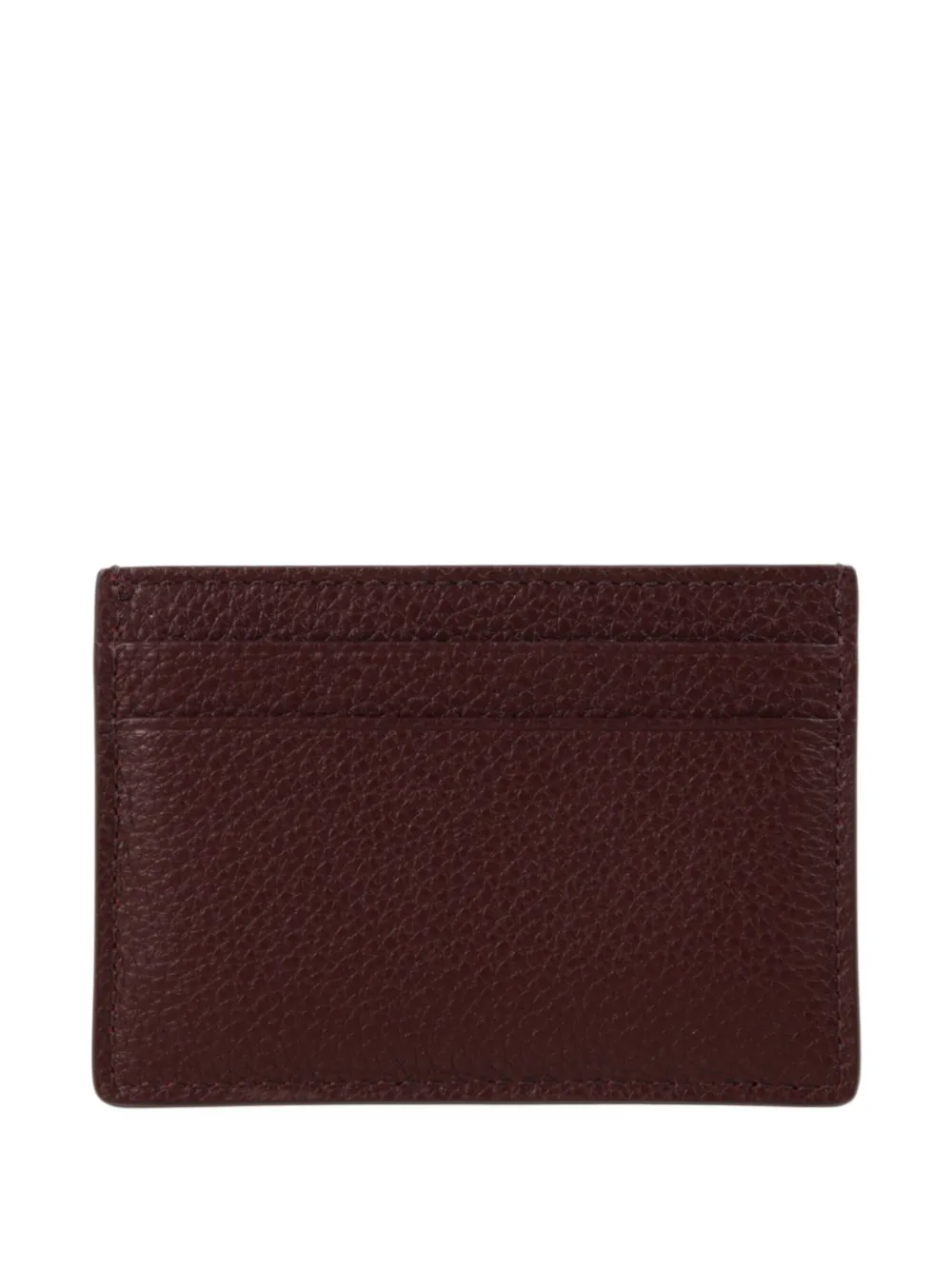 TOM FORD grained leather card holder Rood