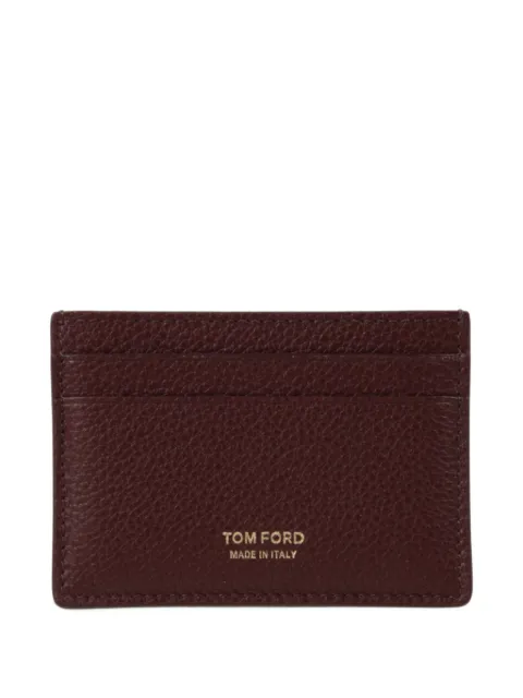TOM FORD grained leather card holder