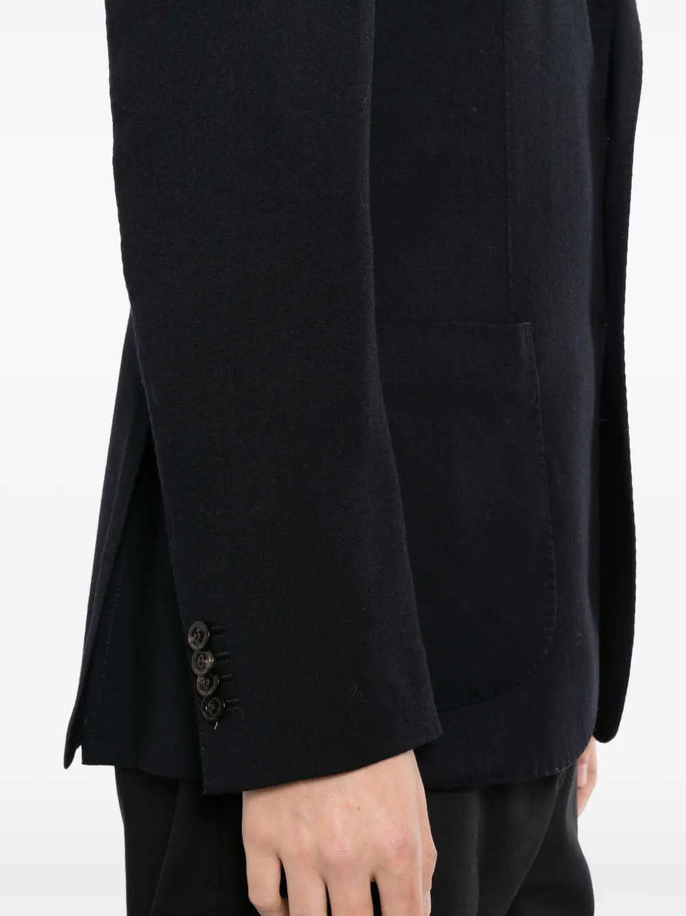 Boglioli single-breasted blazer Zwart