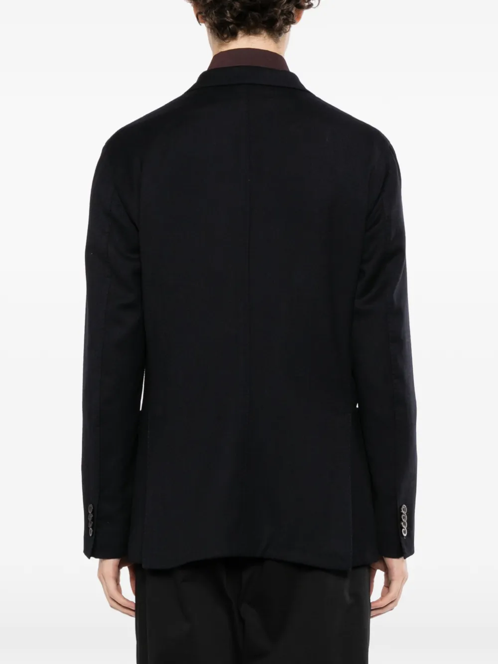 Boglioli single-breasted blazer Zwart