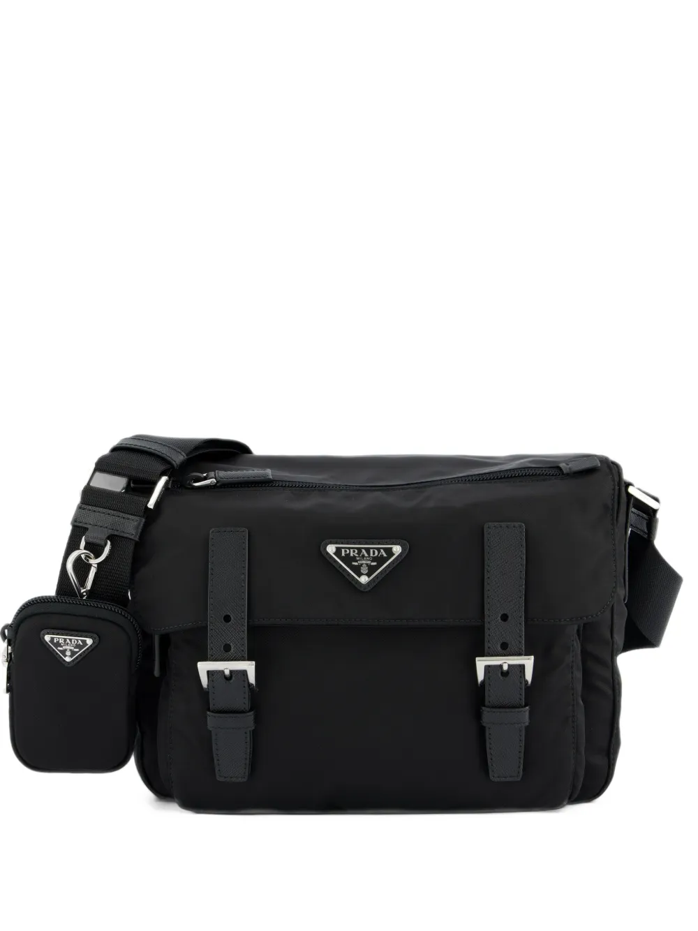 Prada Re-Nylon shoulder bag Zwart