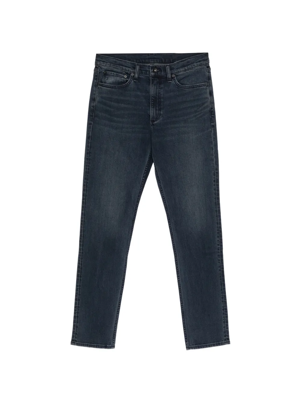 rag & bone faded-effect whiskered jeans - Blu