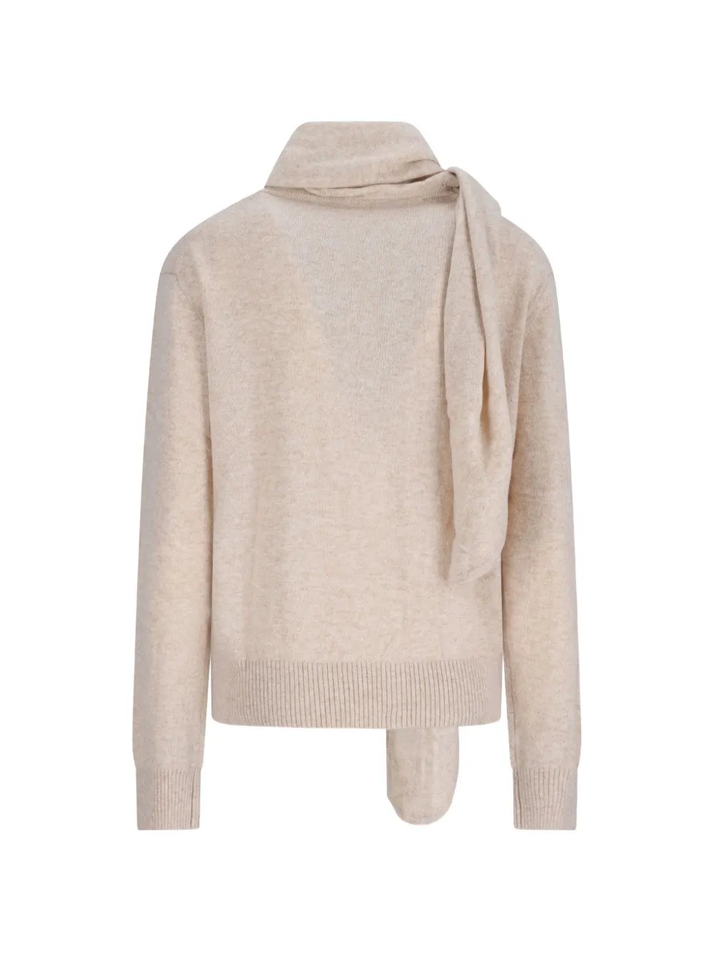 NOTSHY Prisma trui met sjaal-detail Beige