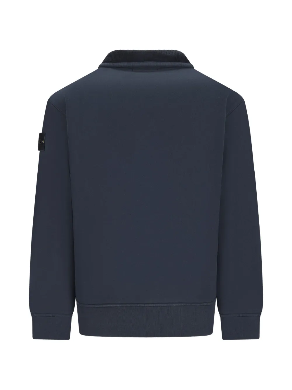 Stone Island 6100021 brushed organic cotton fleece Blauw