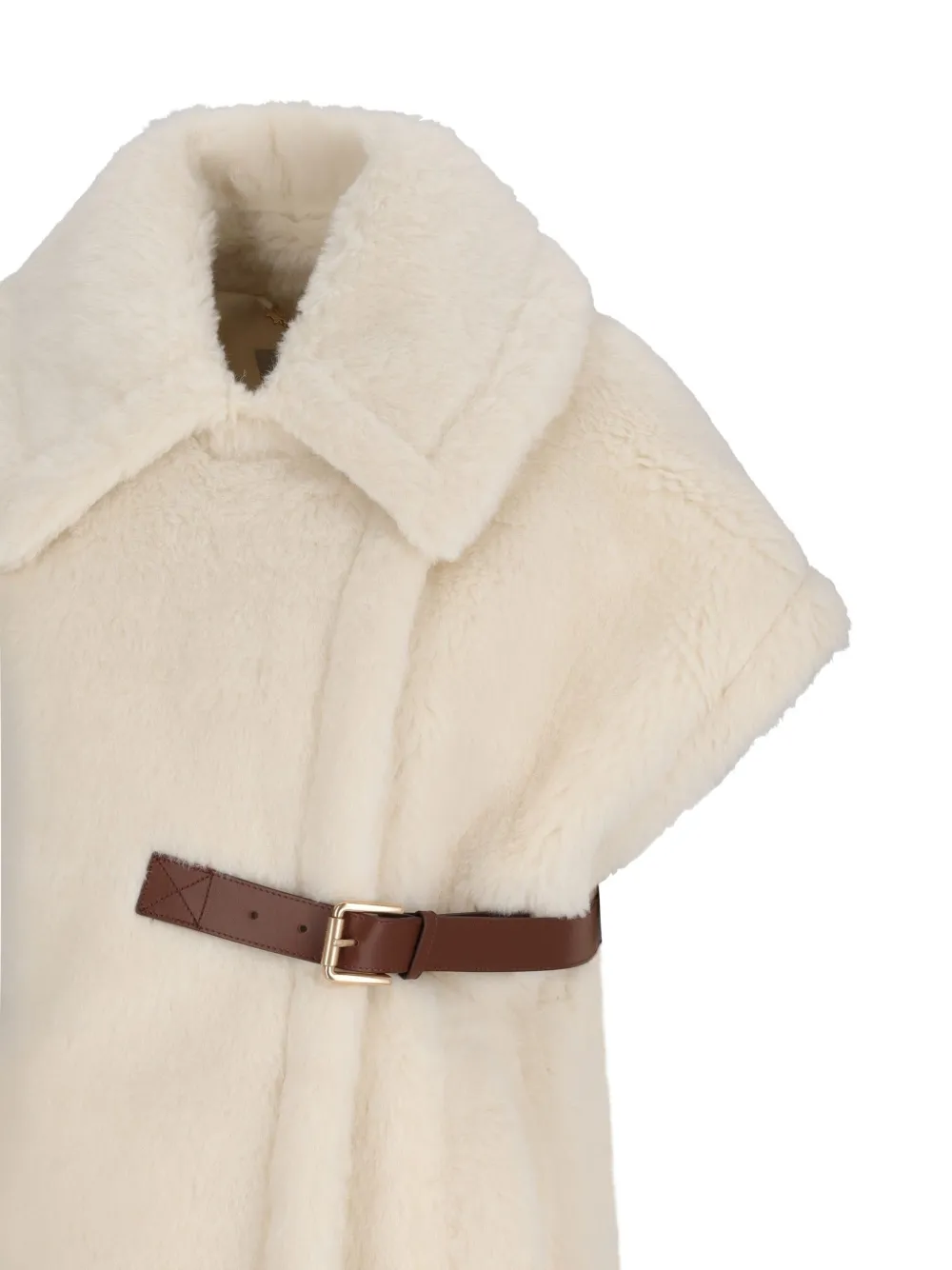 Max Mara Jas met riem Beige