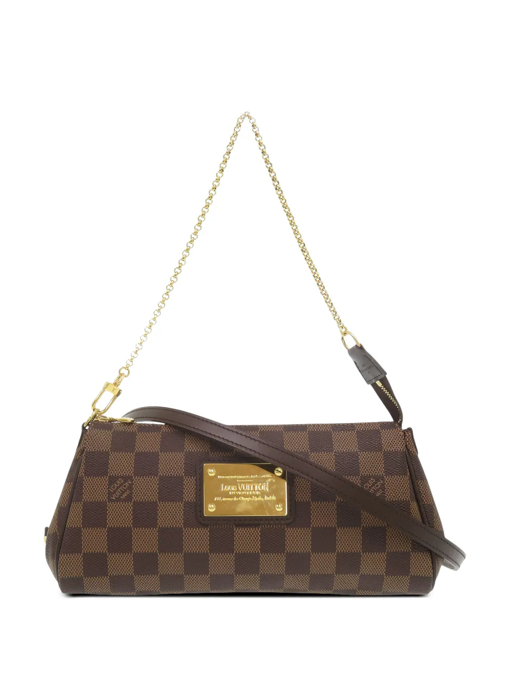 Louis Vuitton Pre-Owned 2012 Damier Ebene Eva satchel - Braun