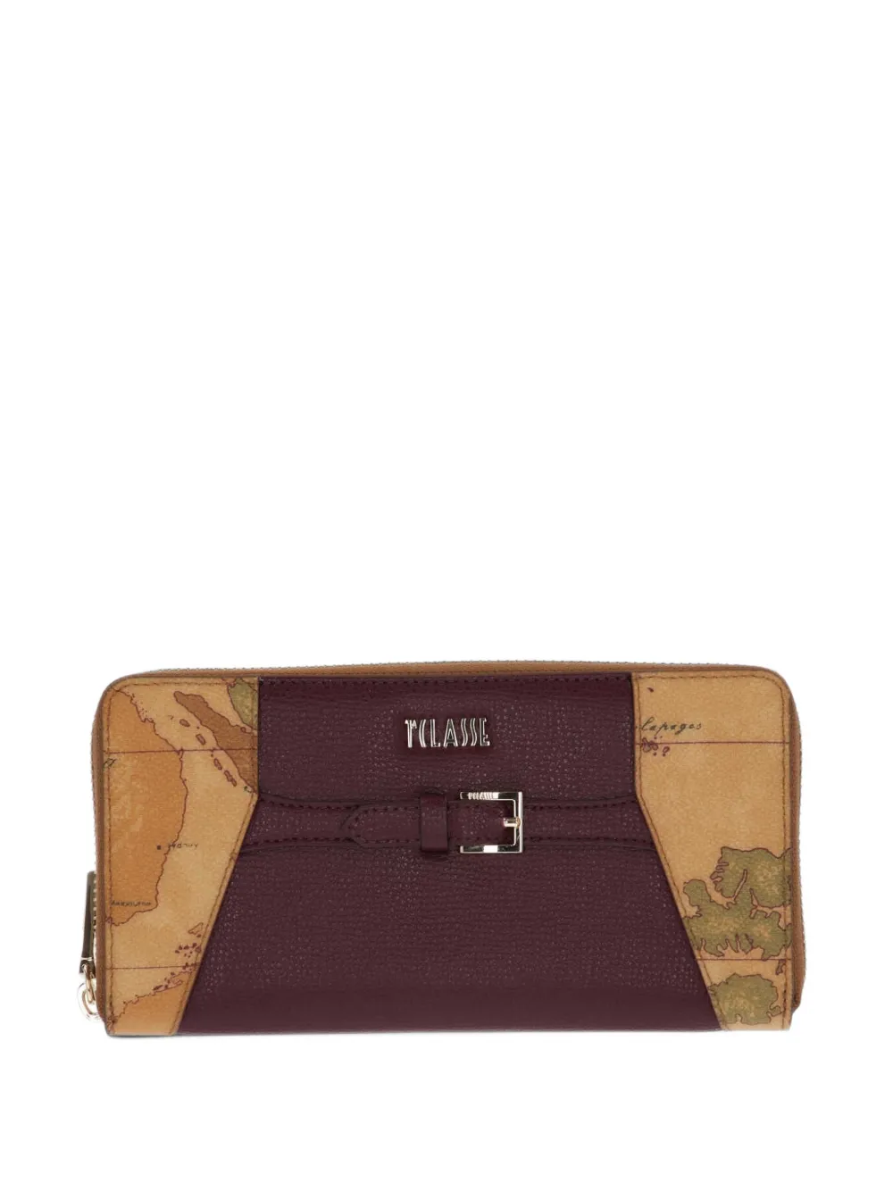 ALVIERO MARTINI 1° CLASSE Geo Saloon buckled wallet - Toni neutri