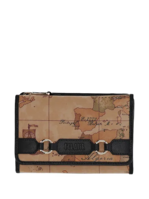ALVIERO MARTINI 1° CLASSE Geo Classic map-print wallet