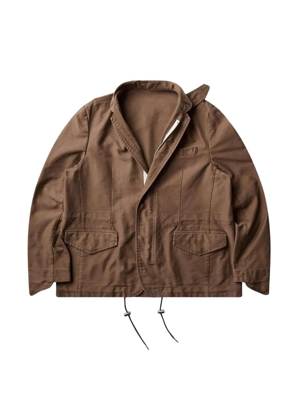 Sacai zip-fastening jacket Bruin