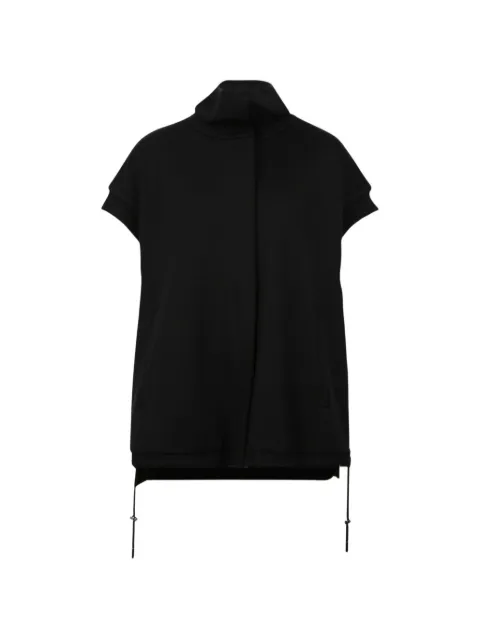 Max Mara high-neck drawstring-hem jacket