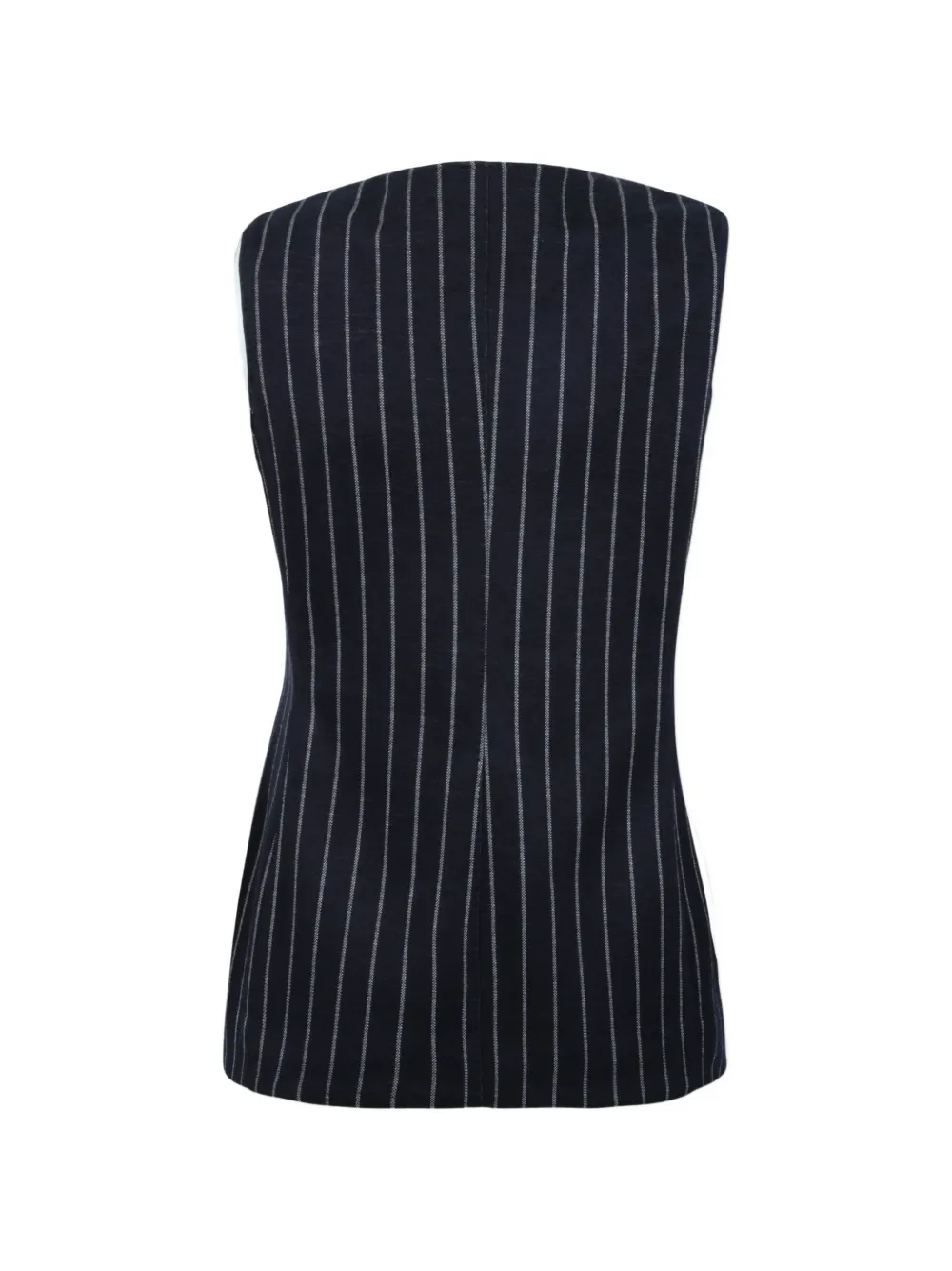 Max Mara Riccio pinstriped gilet Blauw