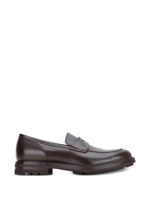 Fratelli Rossetti leather lug-sole loafers