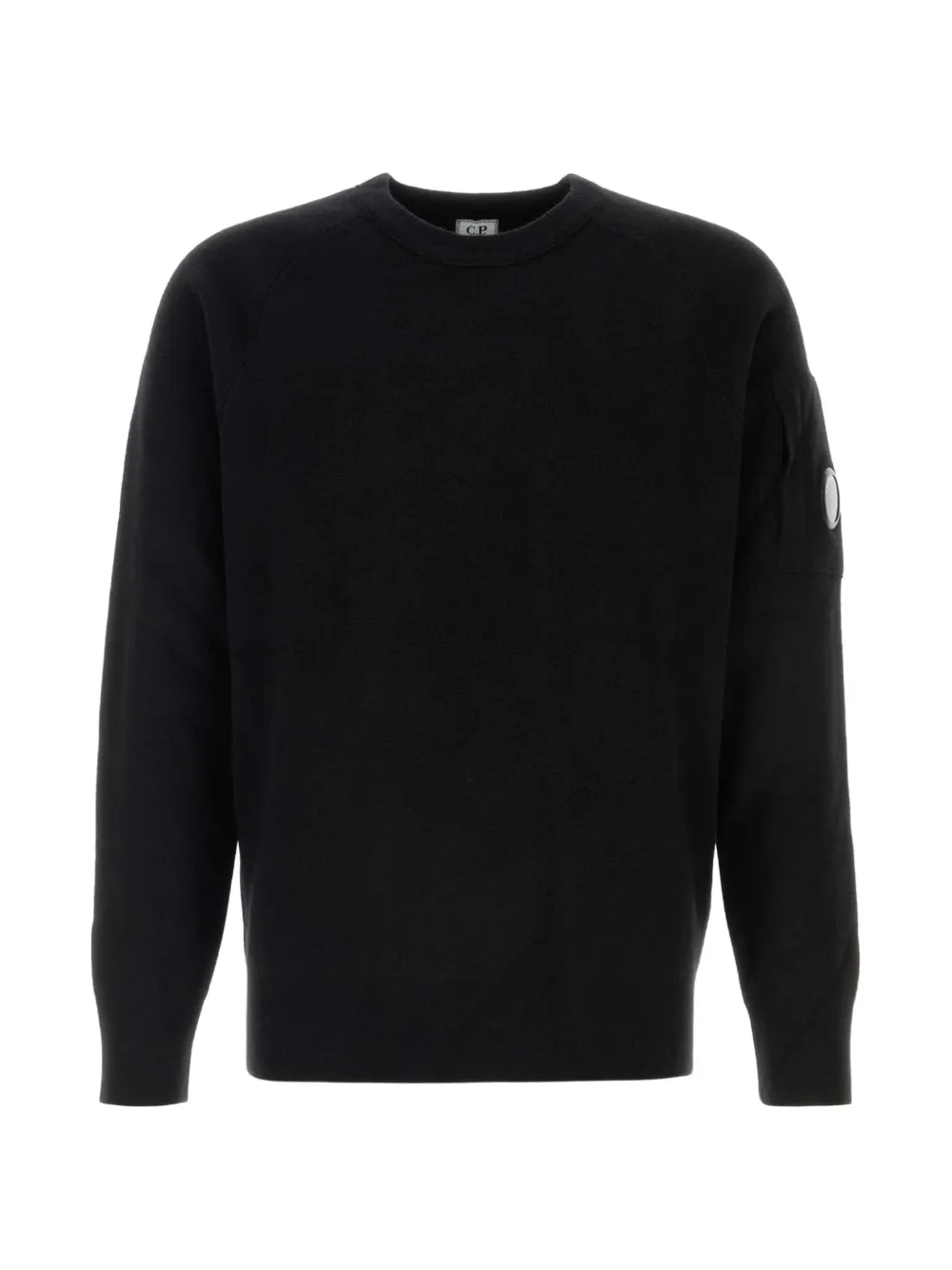 C.P. Company Lens-detail raglan-sleeve sweater Zwart