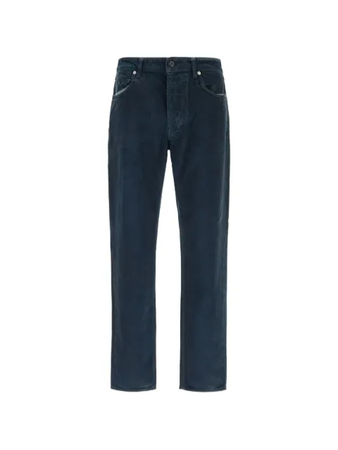 Stone Island J100005 hand-sprayed reflective-light bull denim-TC jeans