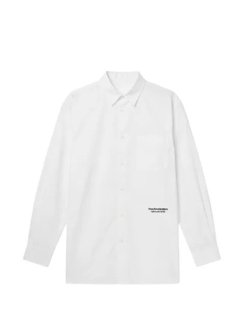 New Amsterdam Surfassociation oversized logo-print shirt