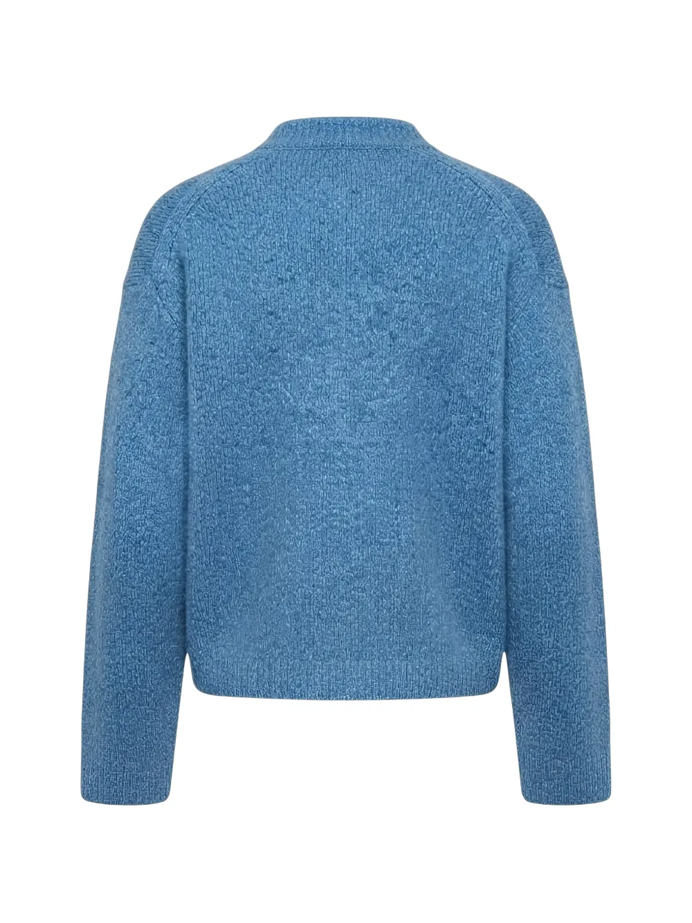 Diana Studio zip-up collared sweater Blauw