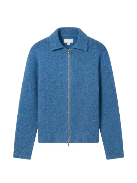 Diana Studio zip-up collared sweater