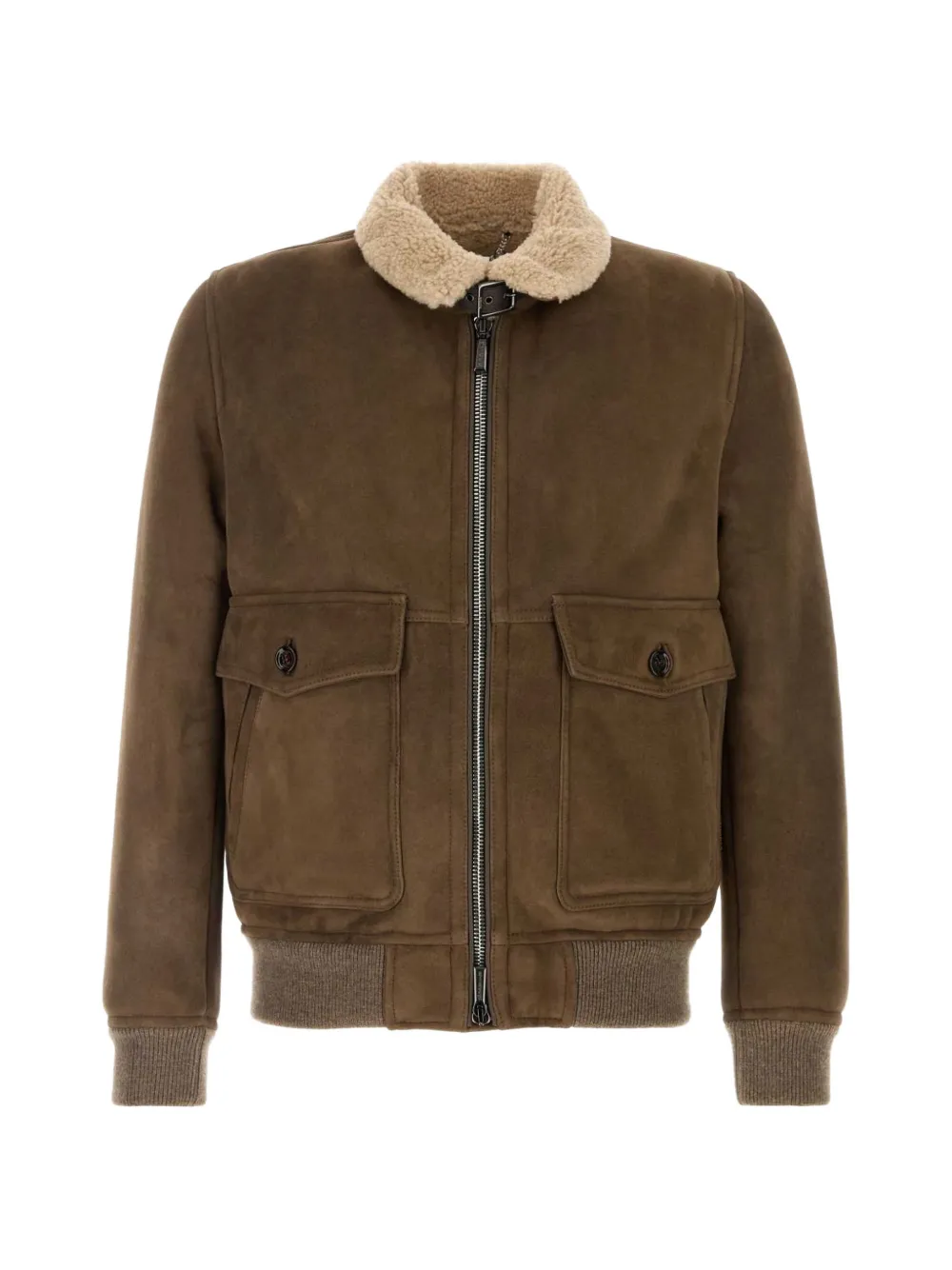 Moorer Fiano suede jacket Bruin