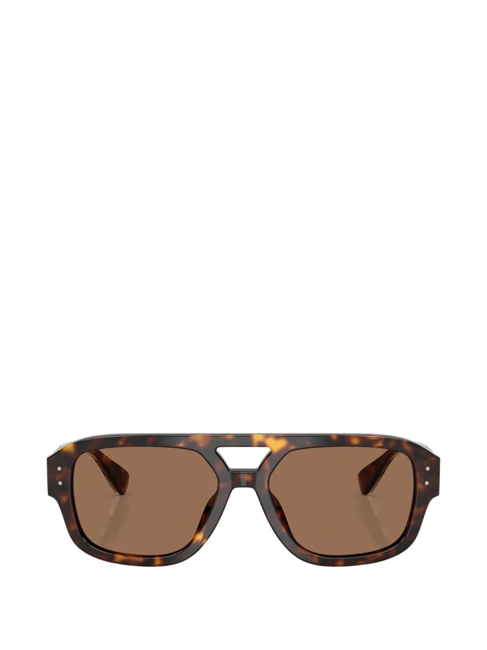 Dolce & Gabbana Eyewear geometric-frame sunglasses - Marrone