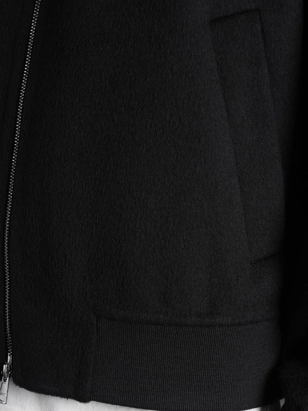 Low Brand zip-up bomber jacket Zwart
