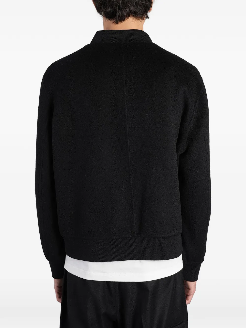 Low Brand zip-up bomber jacket Zwart