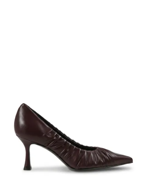 GUGLIELMO ROTTA Adele ruched leather pumps
