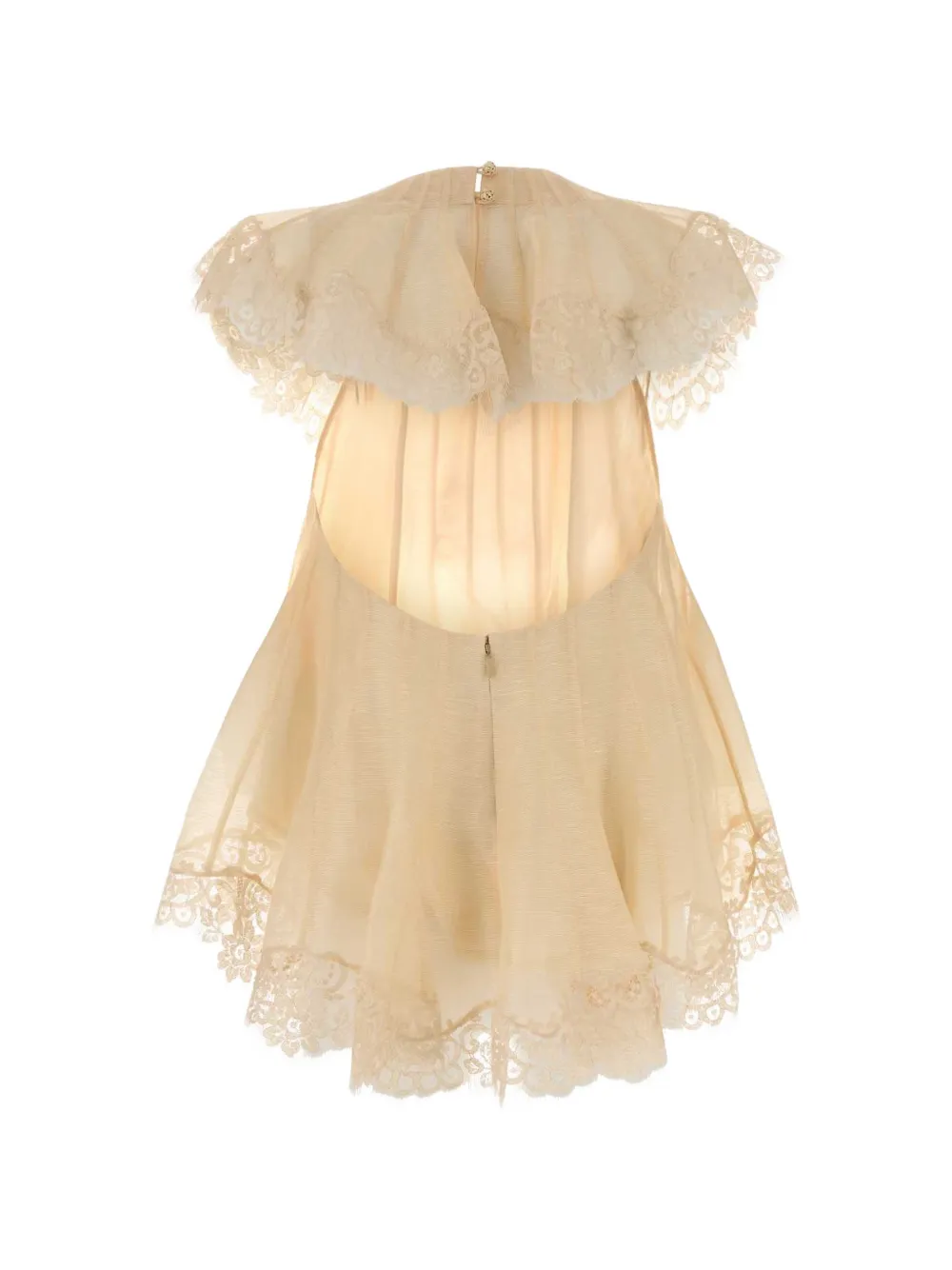 ZIMMERMANN Ascent flutter top Beige