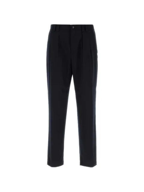Canali pleated wool trousers