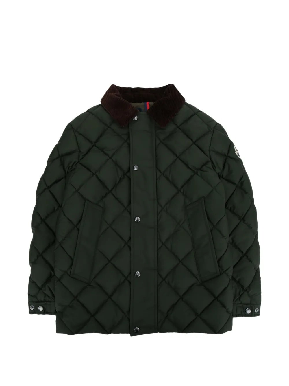 Moncler Enfant Fruzan quilted jacket Groen