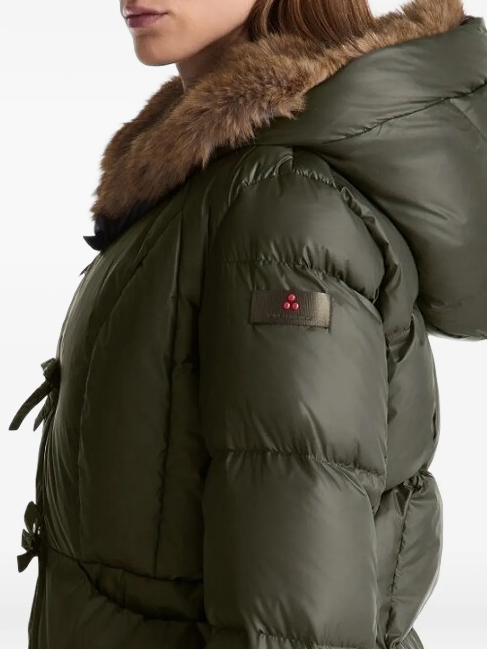 Peuterey Vertis tie-fastening jacket Groen