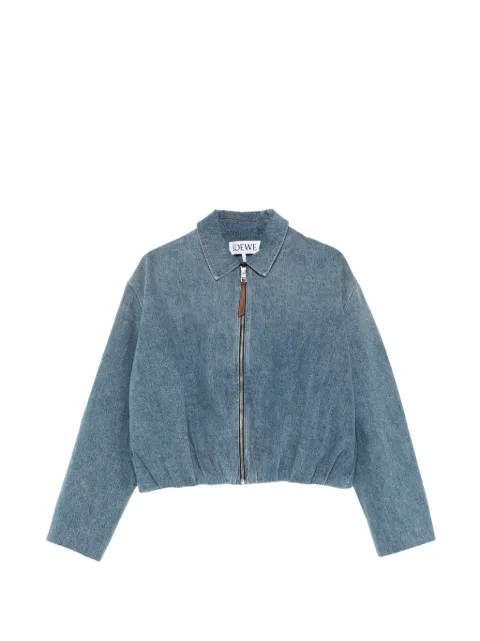 LOEWE draped jacket in denim 