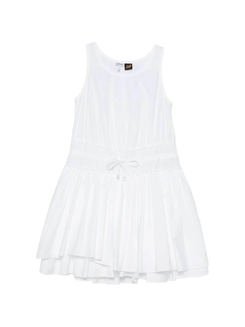 LOEWE dress in cotton - Weiß