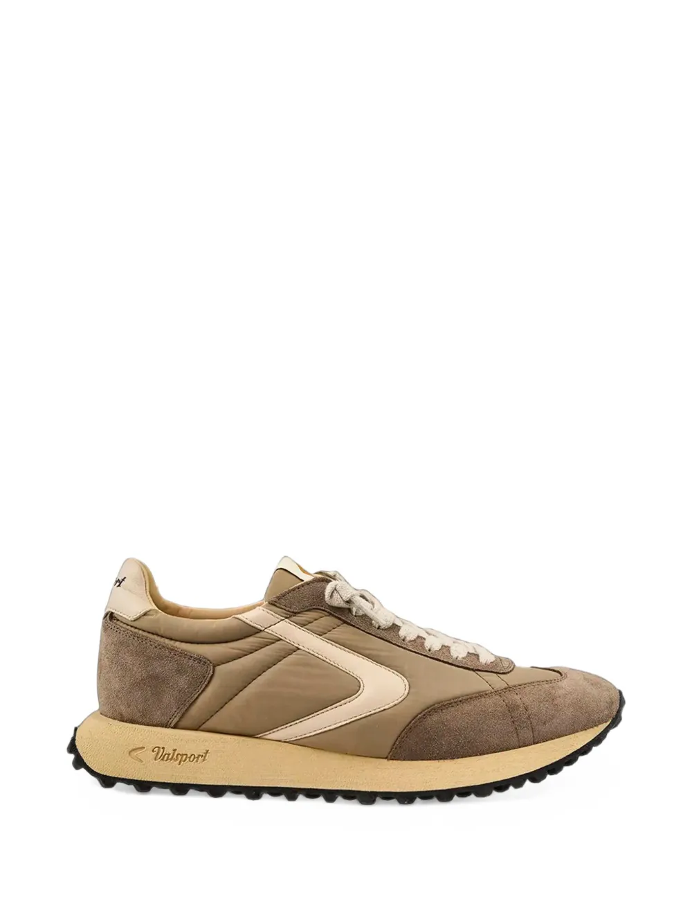 Valsport 로고 패치 스웨이드 패널 스니커즈 | 브라운 | Image 1