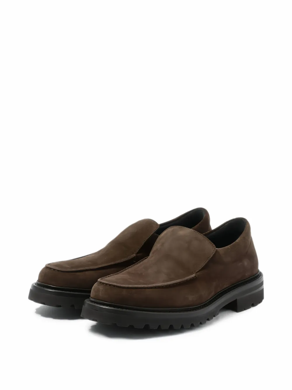 James Perse suede lug-sole loafers - Marron James Perse suede lug-sole loafers - Marron