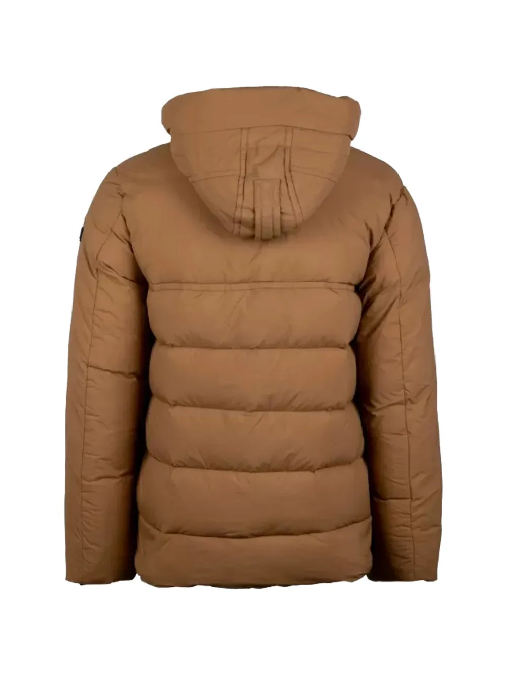 Peuterey Eddie quilted hooded jacket Bruin