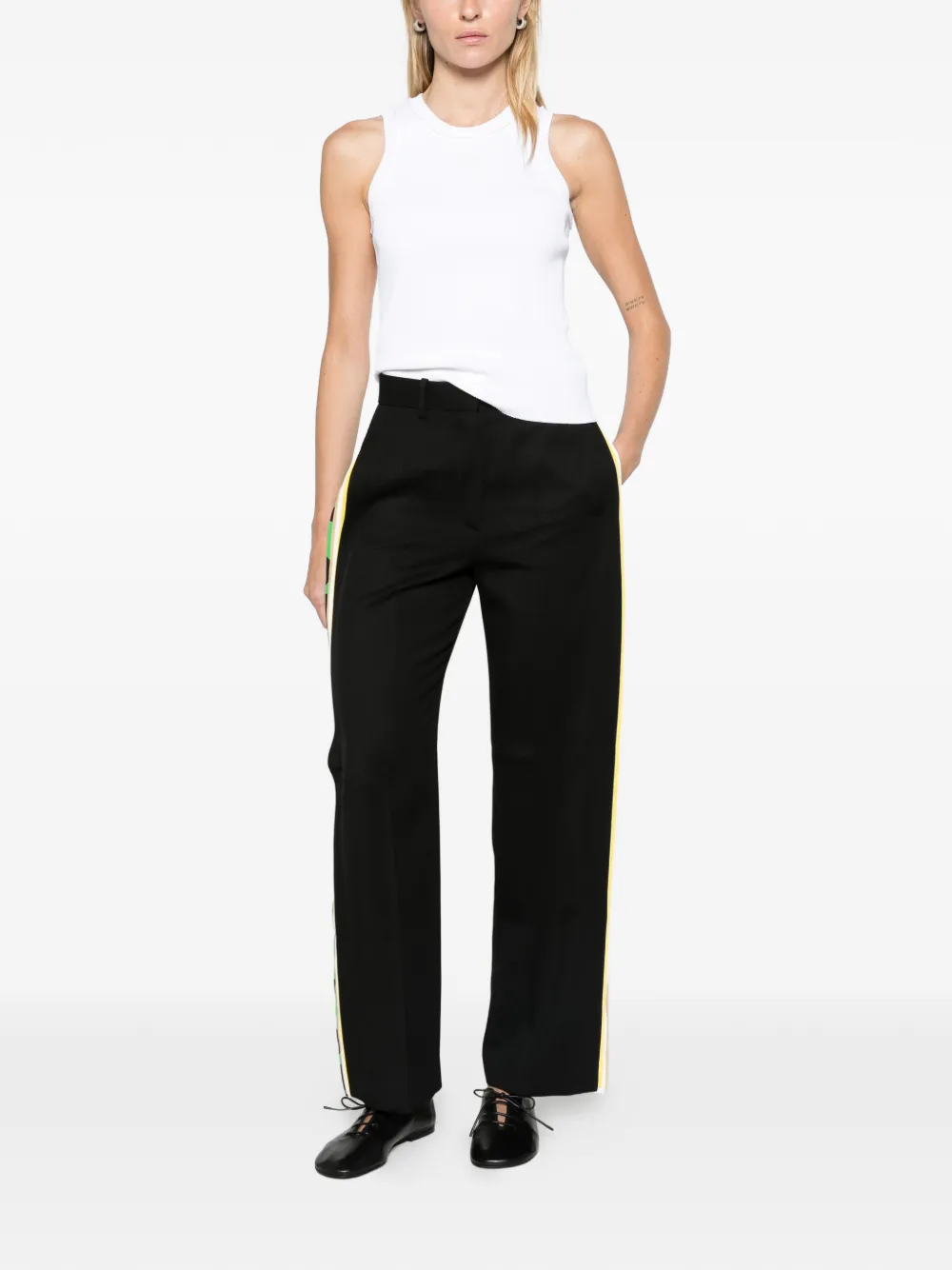 LOEWE Anagram tank top in viscose Wit