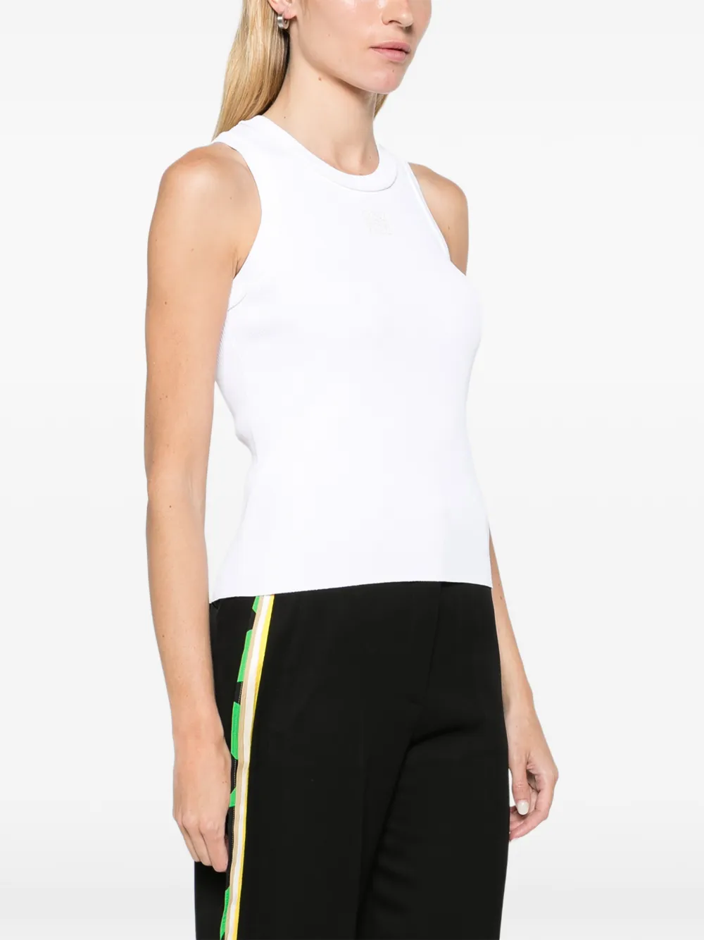 LOEWE Anagram tank top in viscose Wit
