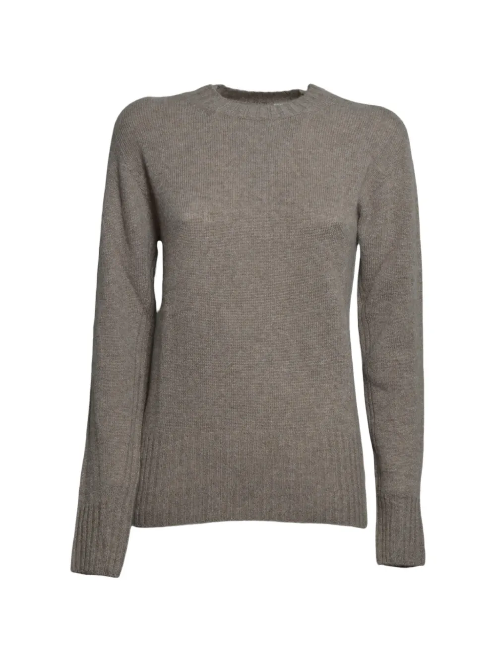 SOLOTRE cut-out back sweater - Braun