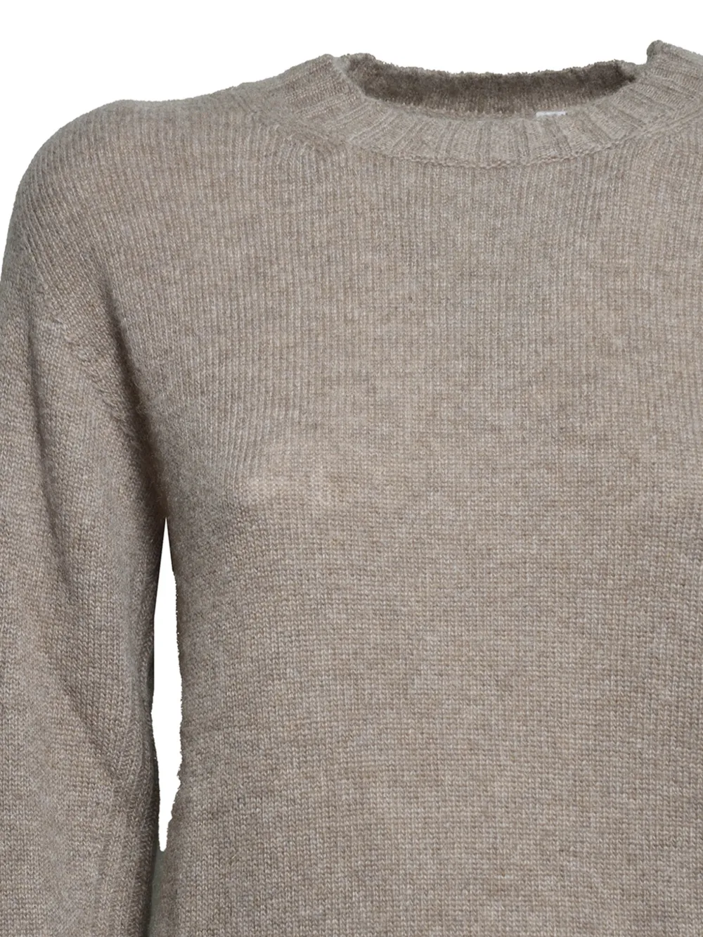 SOLOTRE cut-out back sweater Bruin
